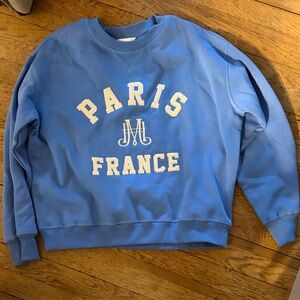 H&M Blue Paris France Sweatshirt
